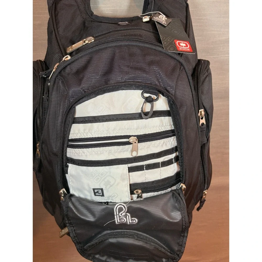 OGIO‎ Metro Black Multi Pocket Backpack Audio Ready Laptop Travel Work Bag